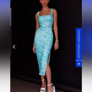 Blue/Green Hello Molly dress